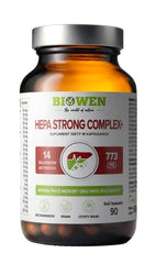 Biowen Hepa Strong Complex+ baksida näringsfakta