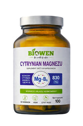 Biowen Cytrynian Magnezu 825mg framsida