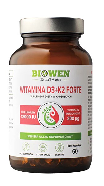 Biowen Vitamin D3+K2 Forte framsida