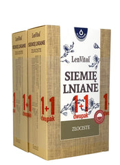 Lenvitol Golden Flaxseed baksida näringsfakta