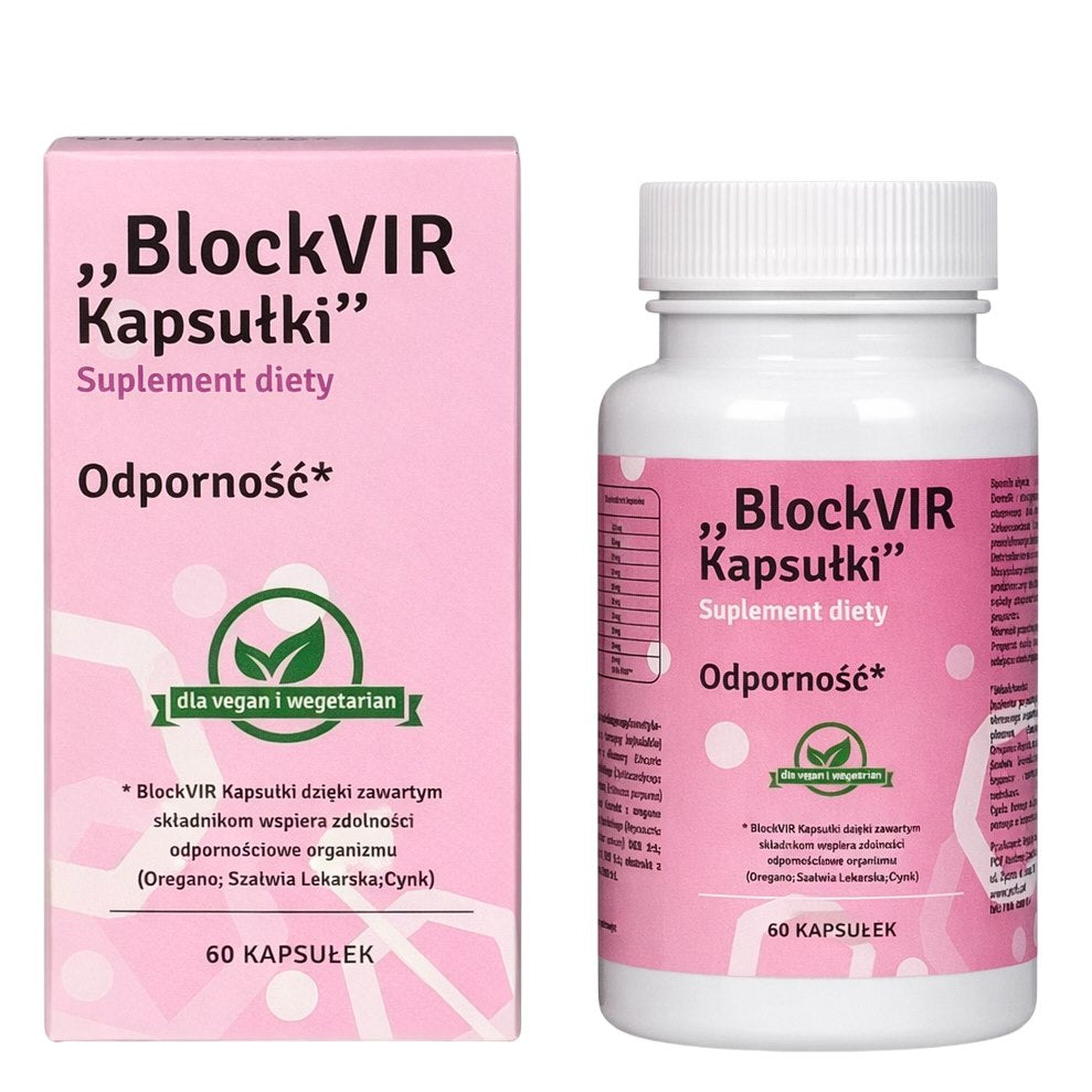 Blockvir Immunity 60 kapslar framsida