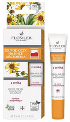 Flos-Lek Arnica Eye Gel baksida näringsinformation
