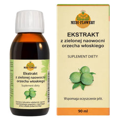 Medi-Flowery Green Walnut Extract baksida etikett
