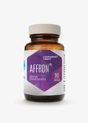 Affron Saffran – 90 Kapslar baksida med näringsinformation