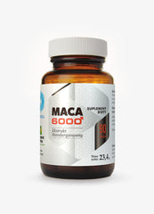 Maca 6000 – 90 kapslar baksida med näringsinformation