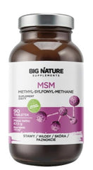 Big Nature MSM 90 Tabs framsida