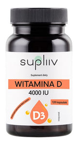 Supliiv - Vitamin D3 - 120 Caps
