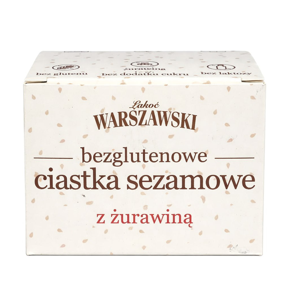 Łahoć Warszawski Sesame Cranberry Cookies framsida