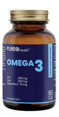 Pure o Health Omega 3 framsida