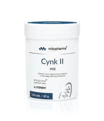 Cynk II MSE Spirulina Zinkillskott framsida