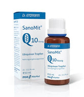 SanoMit Q10 Ubiquinone droppar framsida