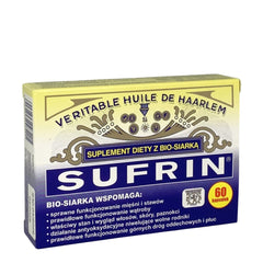 Sufrin Organic Sulfur ingredienser och etikett