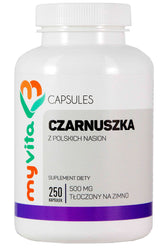 Myvita Black Cumin 250 kapslar - framsida
