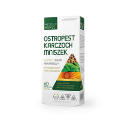 Medica Herbs - Milk Thistle, Artichoke, Dandelion framsida