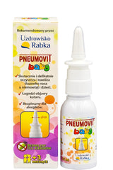 Pneumovit Baby 35ml baksida med instruktioner