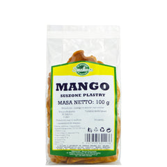 Smakosz Dried Mango Strips framsida