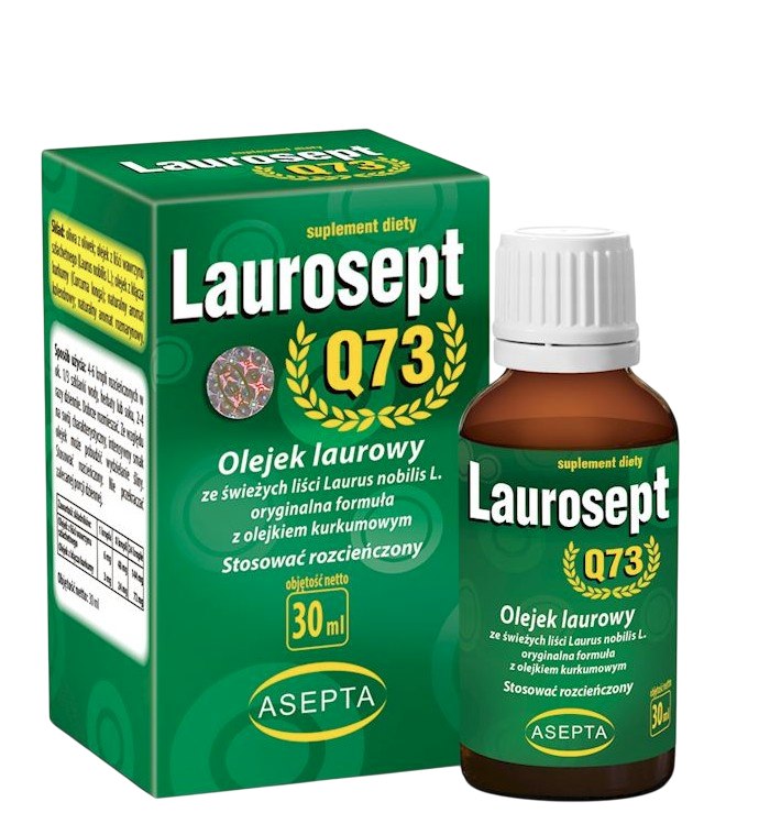 Asepta - Laurel Oil + Turmeric Oil framsida