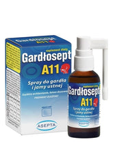 Asepta - Gardłosept A11 Kurkku- ja Suusuihke