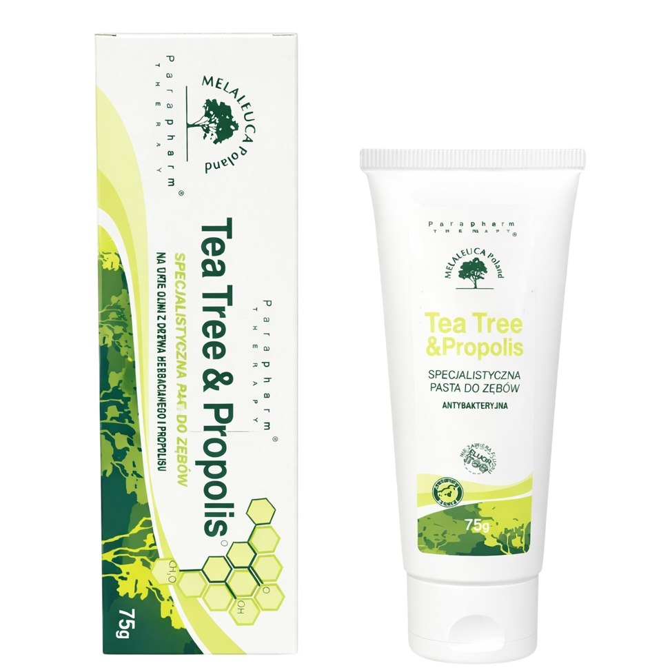 Melaleuca Tea Tree Toothpaste With Propolis 75g framsida