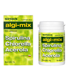Sanbios Algi-Mix näringsfakta och ingredienser