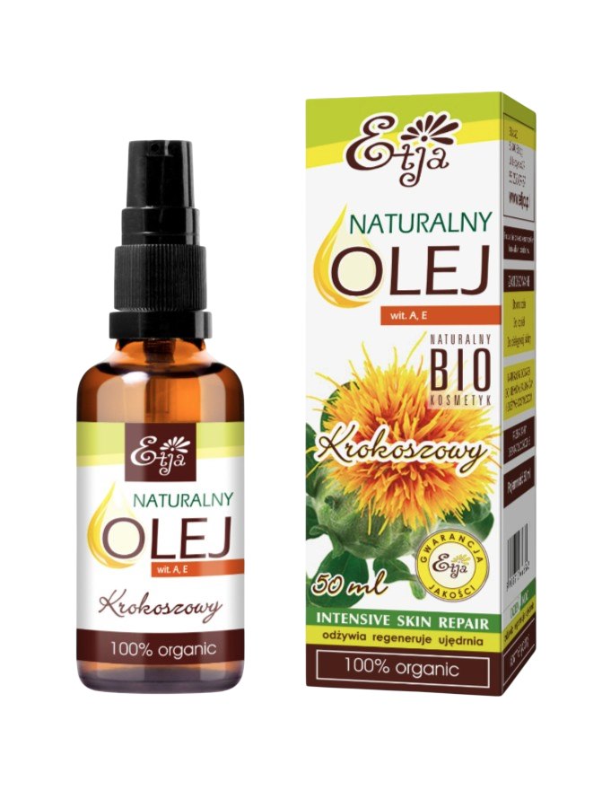 Etja Natural Crocosmia Oil baksida etikett