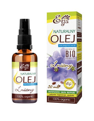 Etja Naturally Flaxseed Oil 50ml framsida