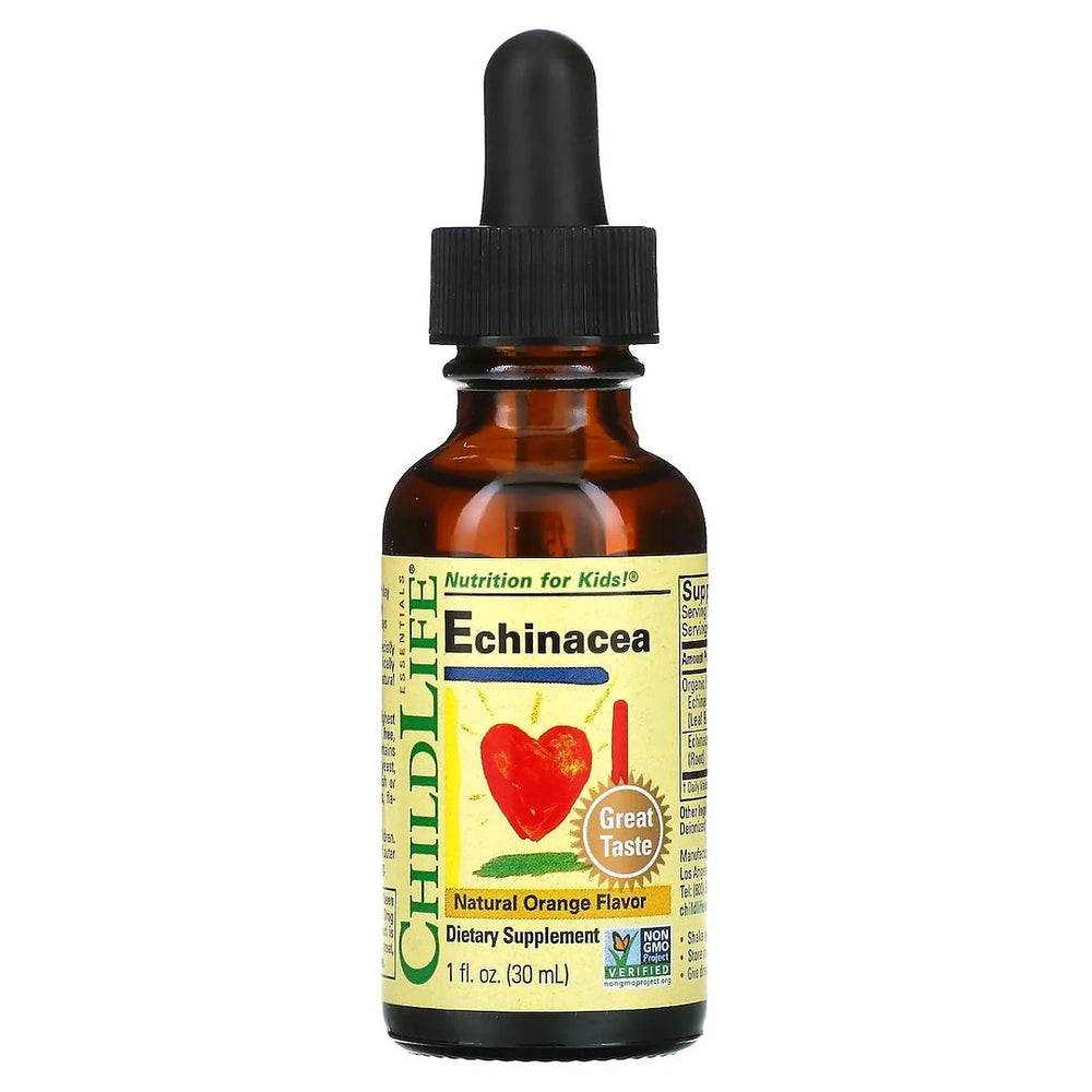 ChildLife Echinacea Naturlig Apelsin framsida