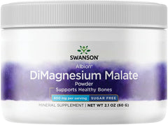 Albion DiMagnesium Malate pulver 60g framsida