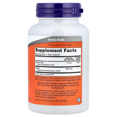 NOW Foods - GABA 500mg - 100 kapselia