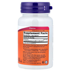 NOW Foods Vitamin K2 MK7 näringsfakta