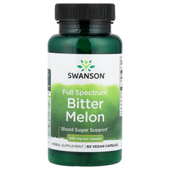 Swanson Bitter Melon baksida näringsfakta