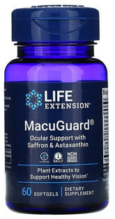 Life Extension - Ocular Support With Saffron & Astaxanthin - 60 Sgels