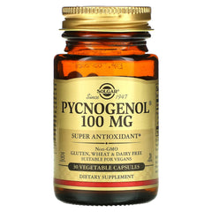 Pycnogenol 100 mg baksida näringsfakta