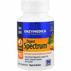 Enzymedica Digest Spectrum baksida näringsfakta