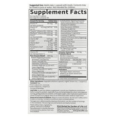RAW Enzymes Women ingredienser-etikett