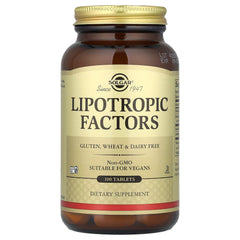 Solgar Lipotropic Factors ingredienser lista