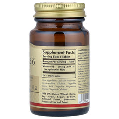 Solgar Vitamin B6 dosering information