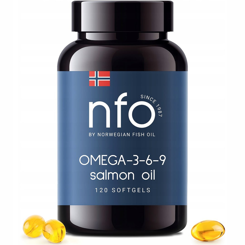 Nfo Omega 3 6 9 Salmon Oil 120 framsida