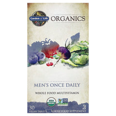 Mykind Men's Once Daily baksida näringsfakta