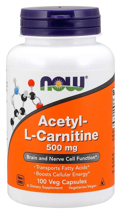 Acetyl-L-Carnitine 500 mg framsida