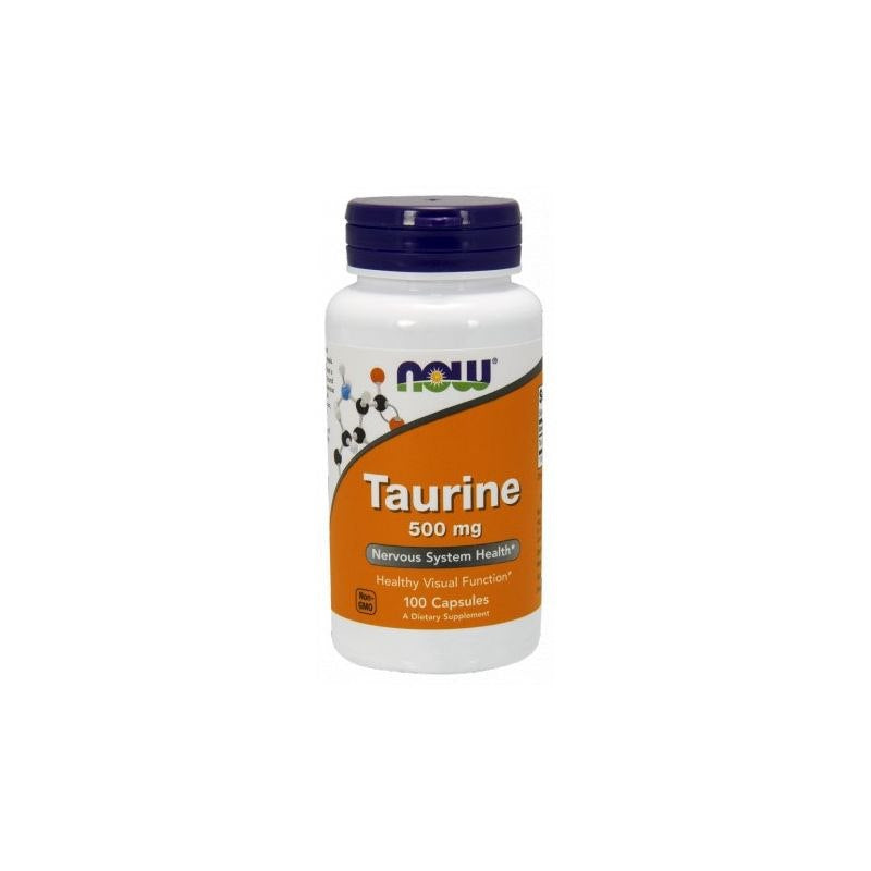 Now Foods Taurine framsida