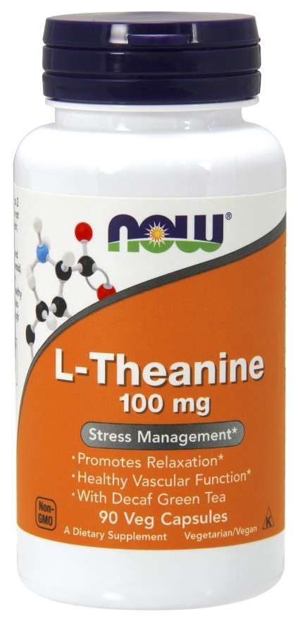 L-Theanine med avkoffeinerad grönt te framsida