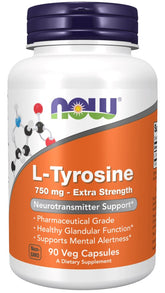 L-Tyrosin Extra Styrka 750 mg framsida