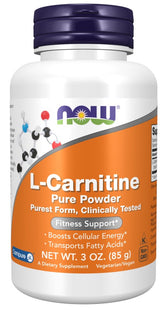 NOW Foods L-Carnitine Pure Powder framsida