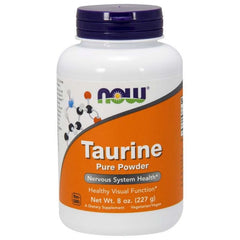 Now Foods Taurine baksida näringsinformation