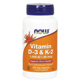 Vitamin D-3 & K-2 – 120 kapslar framsida