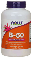 Vitamin B 50 ingredienser & etikett detalj