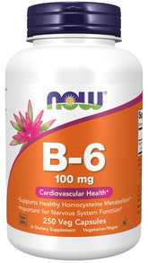 Vitamin B-6 framsida på förpackning