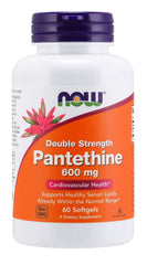 Pantethine – Vitamin B5 kosttillskott baksida
