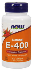Now Foods - E-400 With Mixed Tocopherols - 100 kapselia